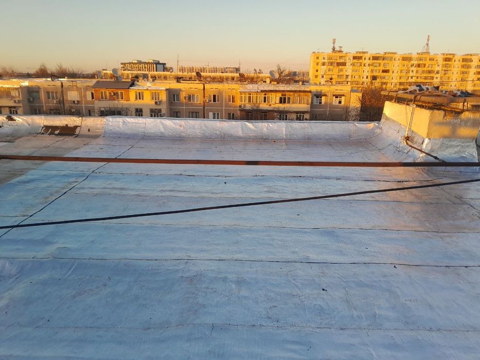 Ремонт крыш! Гидроизоляция. Tom yopish! Profnastil. Gidroizolyatsiya