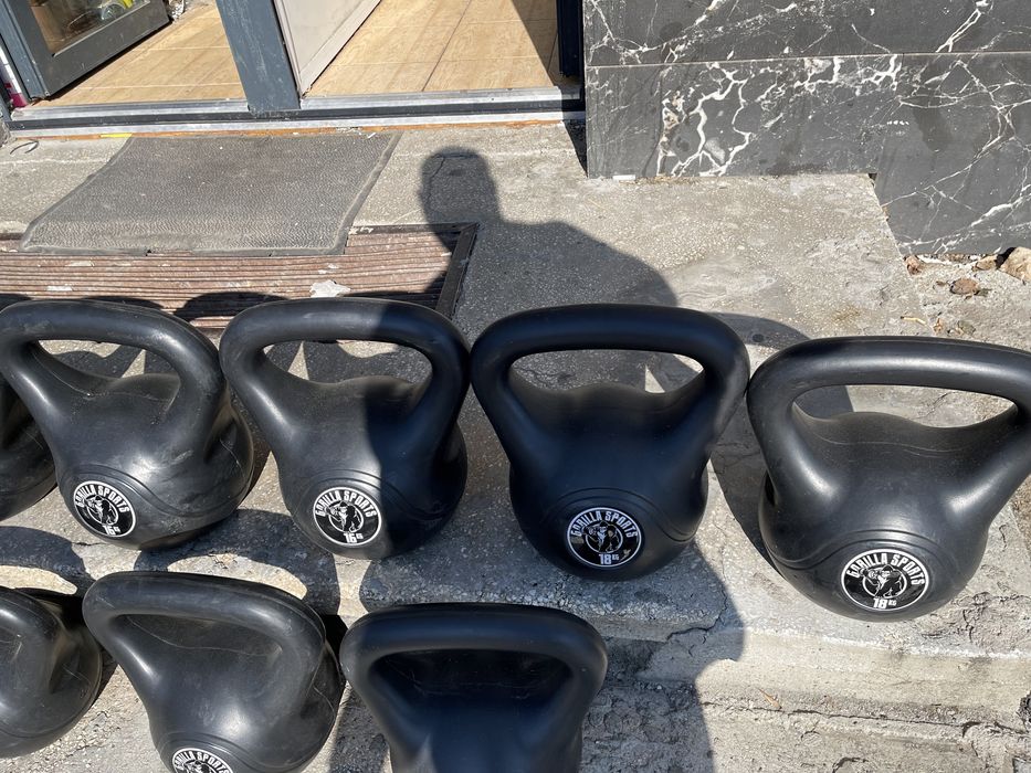 Set kettlebell 2x10 kg+2x12 kg+2x14 kg+2x16 kg+2x18 kg total 140 kg