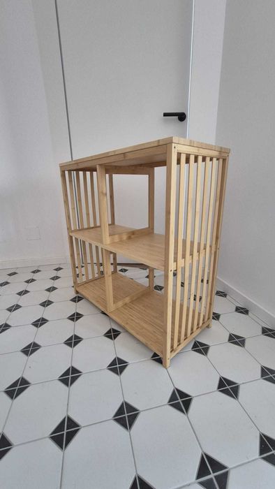 Comoda Jysk Ballum lemn bambus 4 rafturi