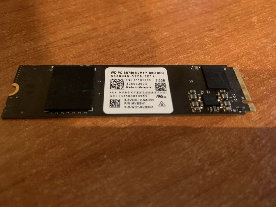 Ssd Western digital 512 gb