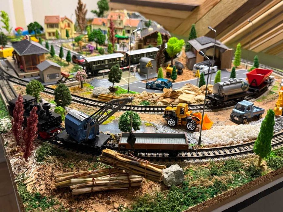 ел влакче мерклин ho диорама  макет