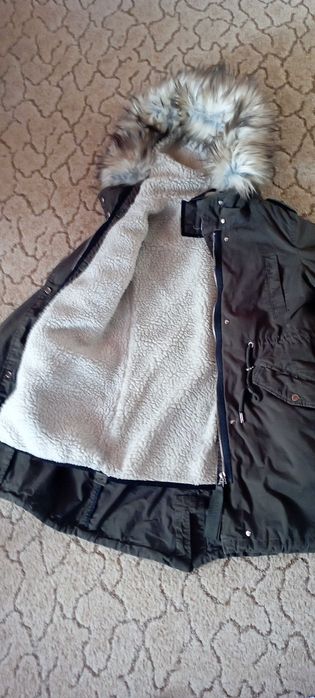 Дамска шуба с подвижна подплата Bershka