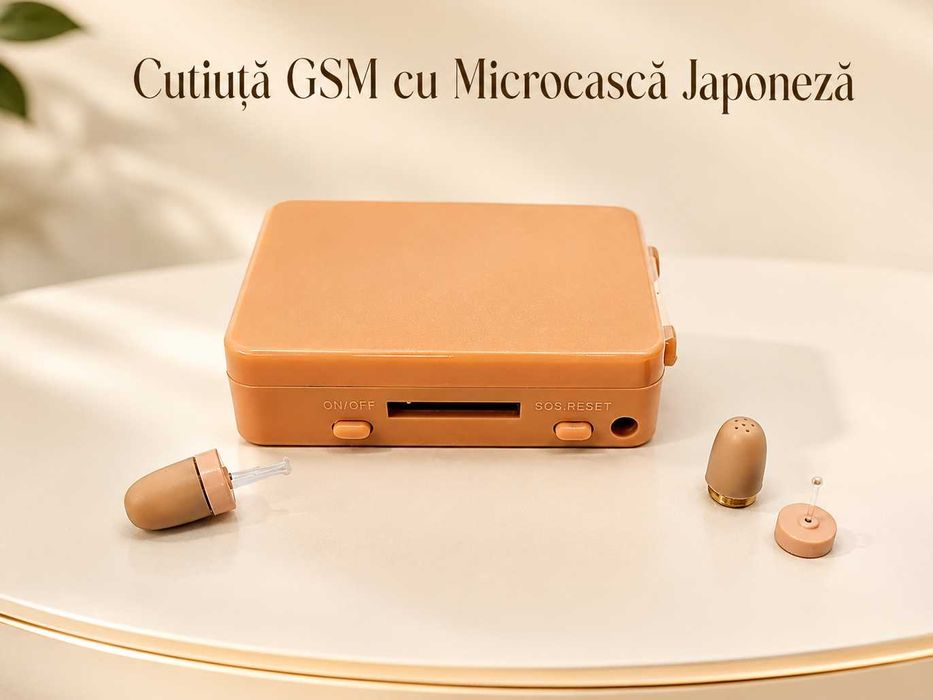 Casca de Copiat Cutiuta GSM cu SIM -raspuns automat - Casti de Copiat Fara Telefon