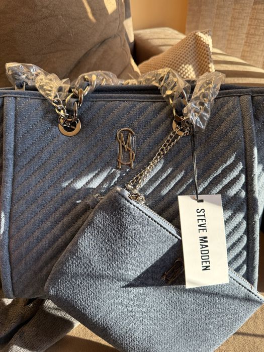 Дънкова чанта Steve Madden