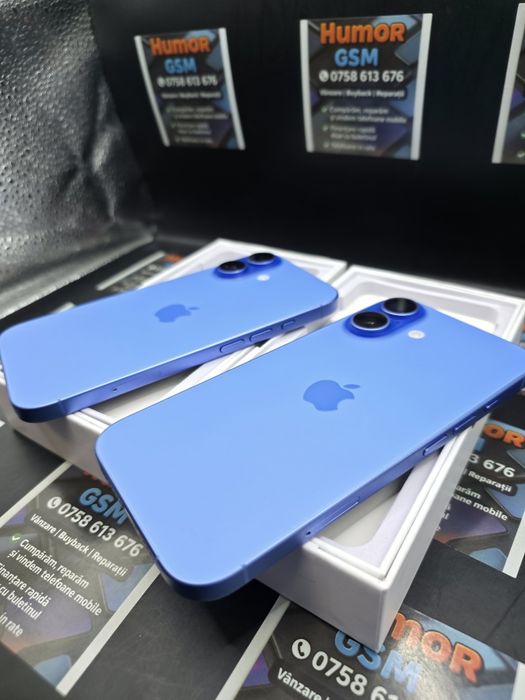 iPhone 16  / Ultramarine / 128GB / 100% / Garanție/ Posibilitate Rate