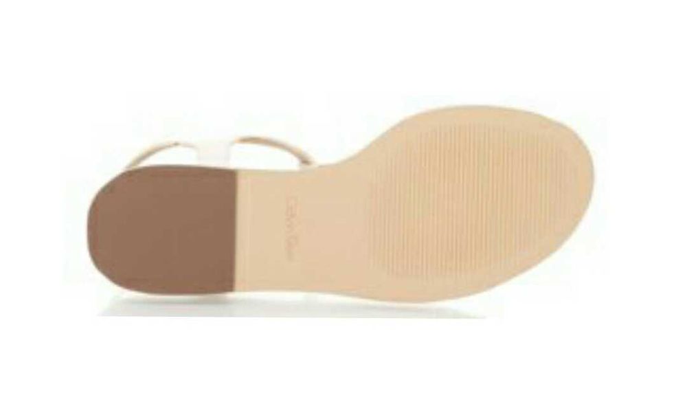 %ПРОМО% CALVIN KLEIN № 40 – Дамски кожени сандали с декоративни камъни