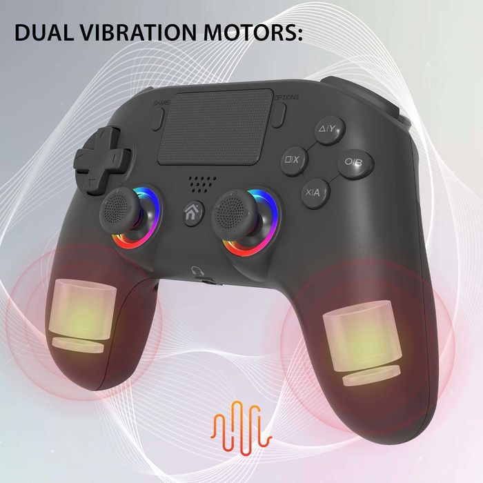 Чисто НОВИ Безжични контролери Subsonic - LED/ за PS4 и PC