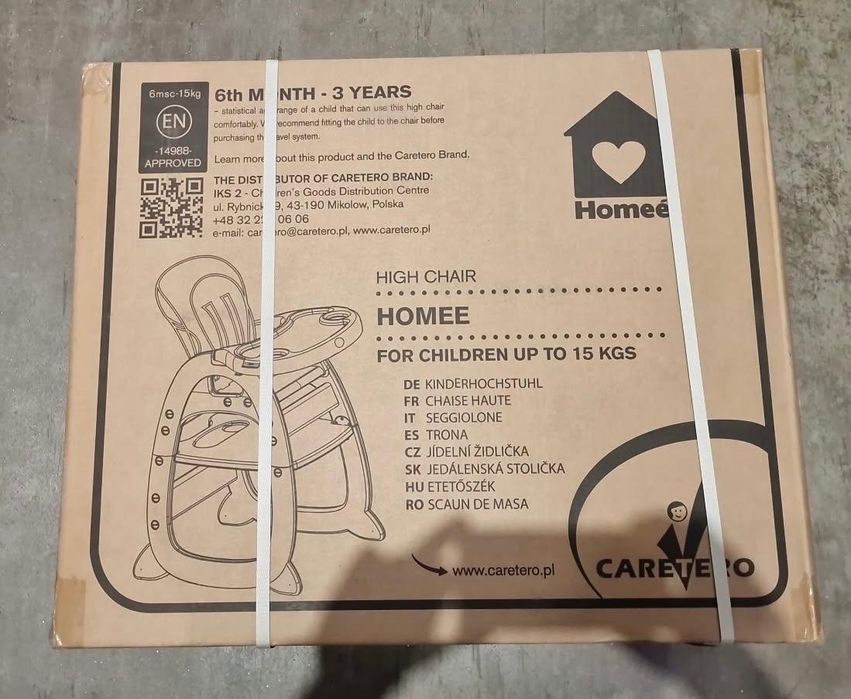 Scaun de masa Caretero Homee, Sigilat
