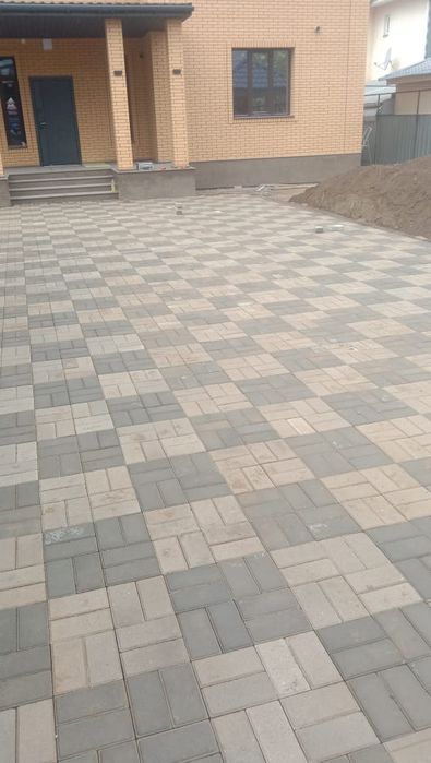 Укладка брусчатки