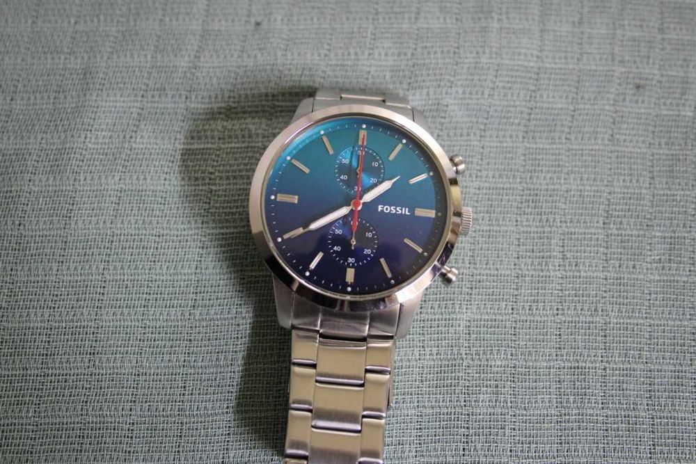 Ceas Fossil Townsman Chronograf Blue Dial