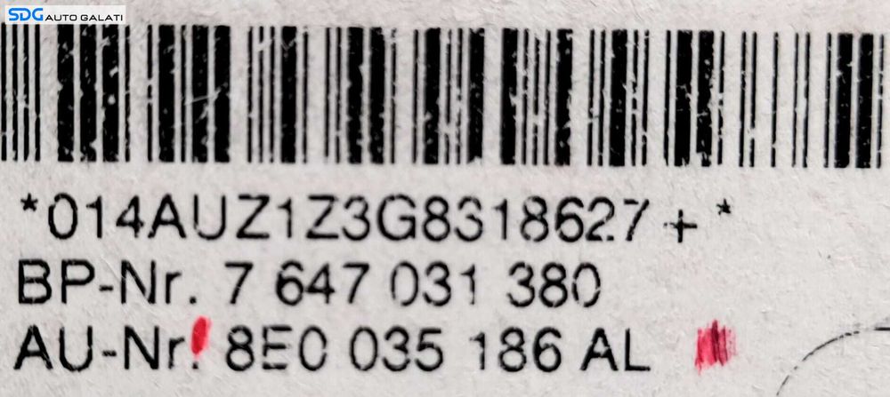 Unitate Radio CD Player Fara Safe Code Audi A4 B7 2004 - 2008 Cod 8E0035186AL [N0076]