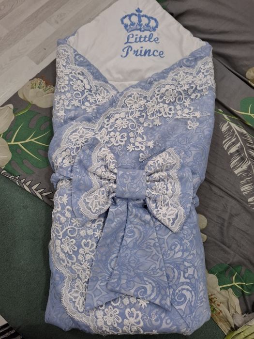 Конверт для мальчика на выписку из роддома.