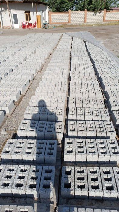 Шлакаблок облисовични 40*20 улчамда