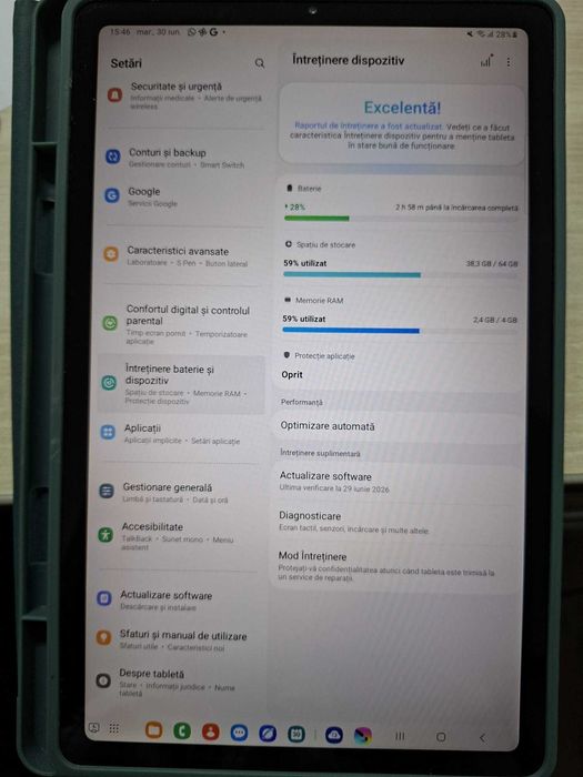 VÂND - Tableta Samsung Galaxy Tab S6 Lite, 4GB RAM, 64GB