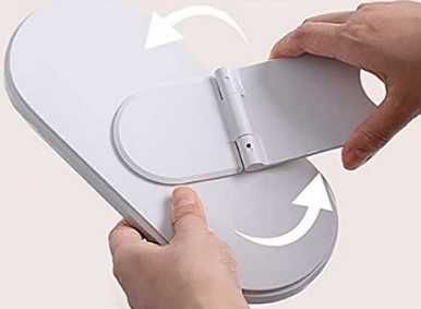 Светещо огледало тип органайзер за схранение на гримове и козметика