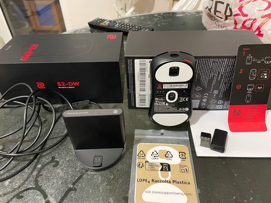 Геймарска безжична мишка ZOWIE S2-DW 4K