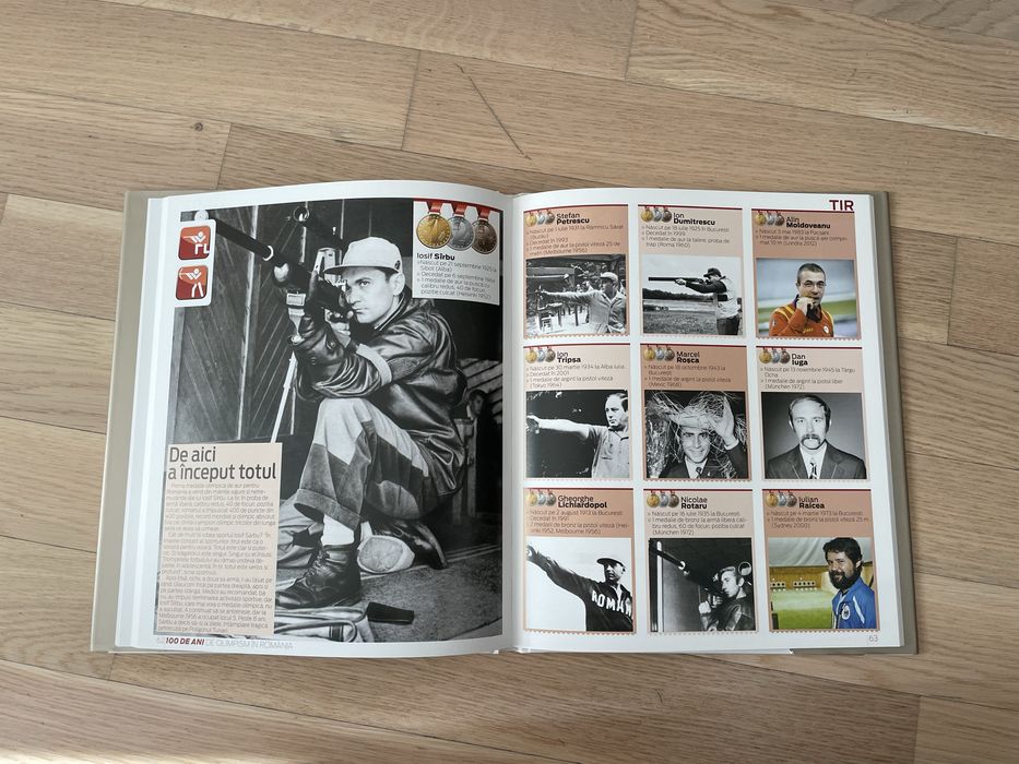 Album “100 ani de olimpism in Romania”