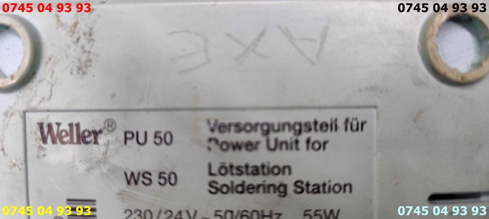 statie lipit WELLER WS50 si letcon completa functionala cu proba