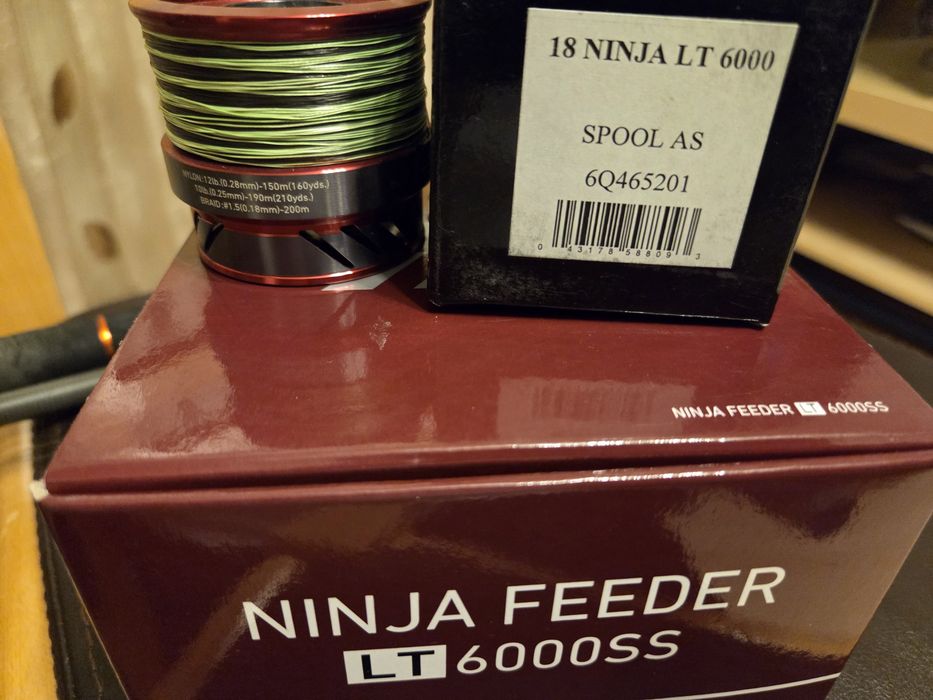 Daiwa Ninja LT6000SS,feeder,frana rapida,tambur rezerva