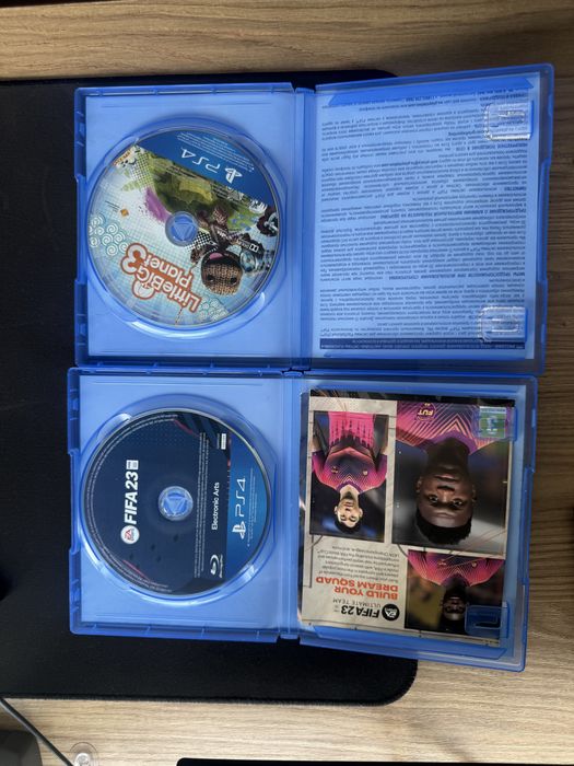 Диски PS4 Fifa23,LittleBig Planet3