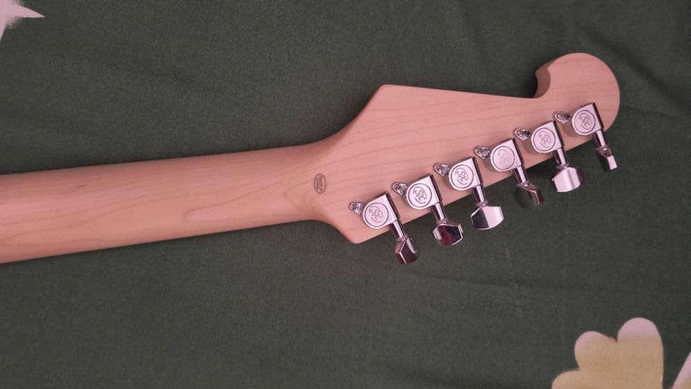 SET chitara electrica Stratocaster negru SE1-SK