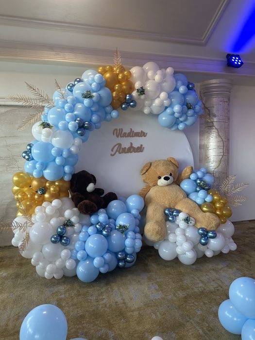 Arcada baloane/photocorner floral/oglinda foto/aranjament cristelnita