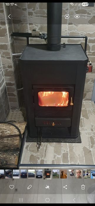 Печка Камина с водна риза