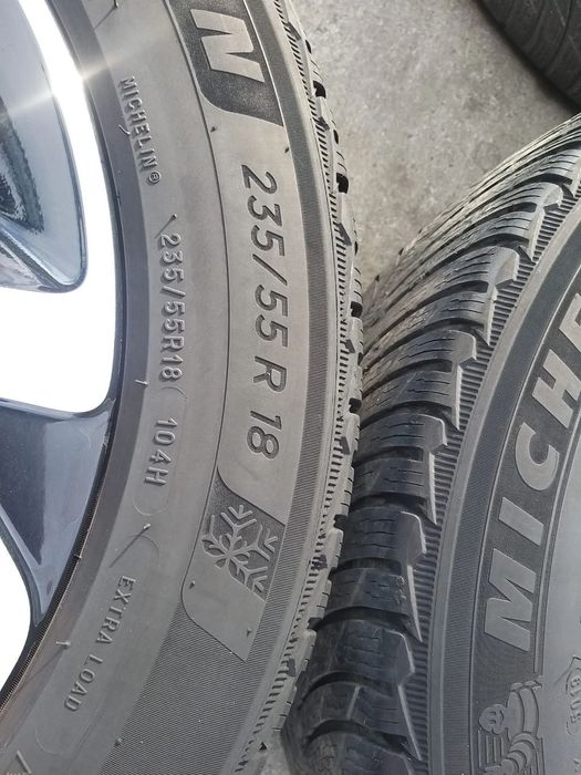Set jante aliaj r18 cu anvelope iarna michelin 235/55 r18 citroen c5 aircross 9828110677