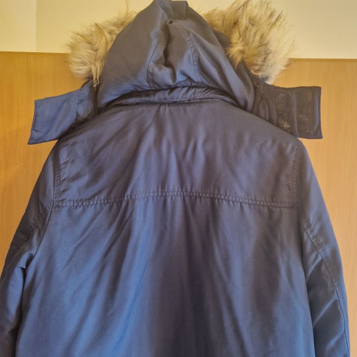 Geacă iarnă parka Tommy Hilfiger, albastru marin