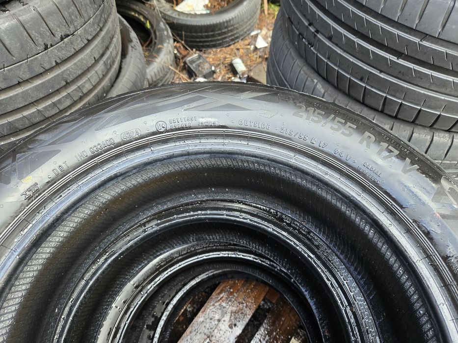 4бр. 215 55 17 Continental летни.