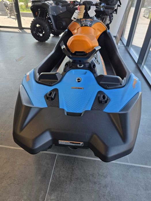 Sea-Doo Spark Trixx 90 For 3 90 HP Gulfstream Blue / Orange Crush, iBR Moto Bike Shop Timisoata TBI Bank
