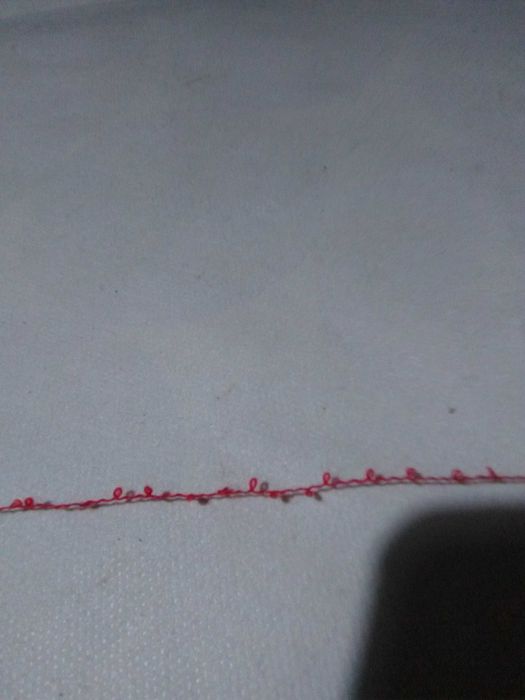 Прежда букле бяла и червена