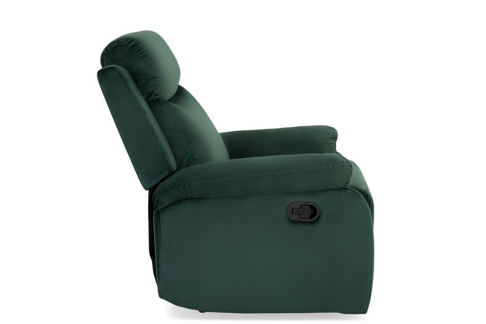 Fotoliu nou Mobexpert cu recliner manual din stofa Louis XL nedesfacut