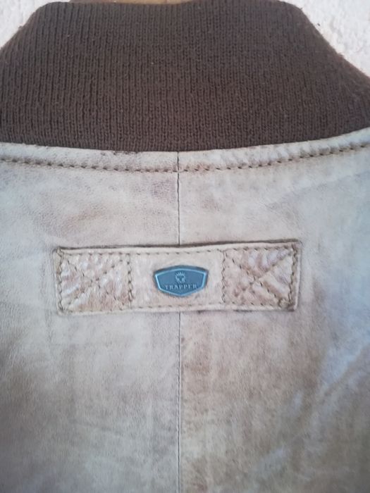 Geaca piele bărbați Trapper mărimea 50