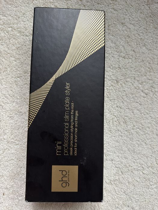 Placa de indreptat par Ghd Mini, placi subtiri, negru
