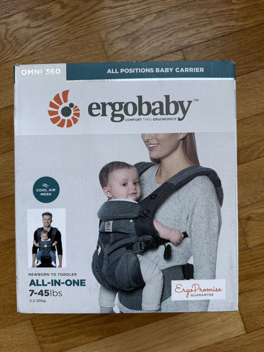 Раница за бебеносене Ergo baby Omni 360 Cool mesh, от 3.2 кг