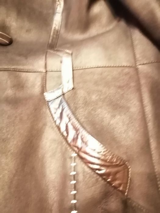 Дубленка чёрная натуральная