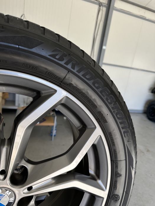 jante bmw x3 x4 g01 g02 5x112 anvelope 245 50 19 bridgestone oe