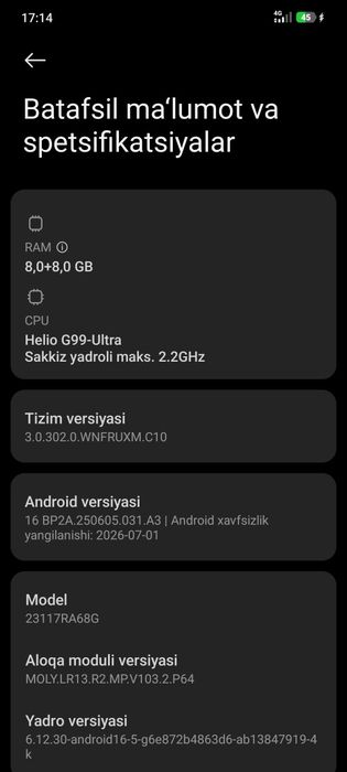 Redmi note 13 pro f/b  karopka bor