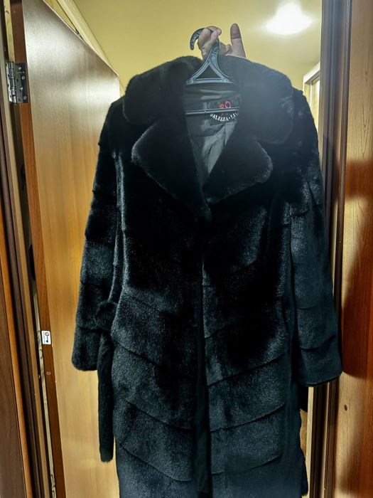 Шуба из эко меха