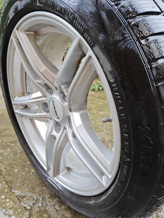Borbet XR Silver + Continental WinterContact