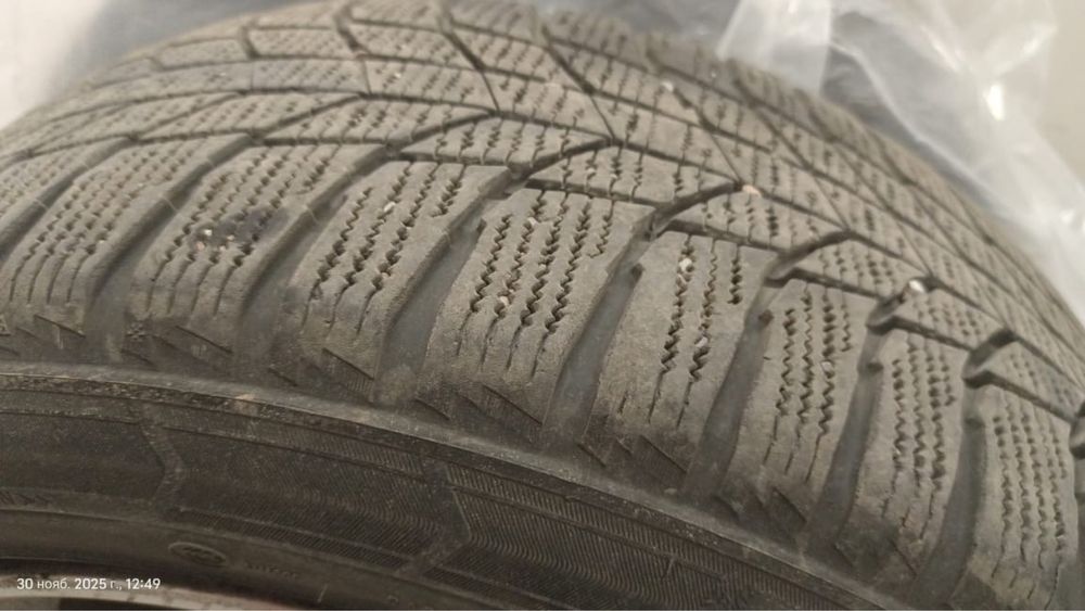 Продам диски Subaru с зимней резиной