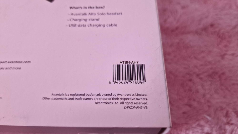 Alto Solo ATBH-AH7, Căști wireless cu microfon pentru lucru, ANC