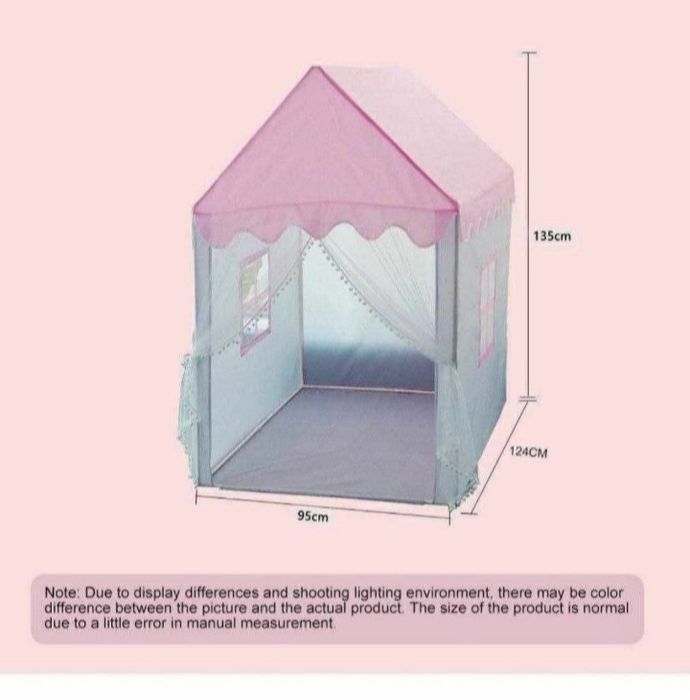 Палатка детская розовая