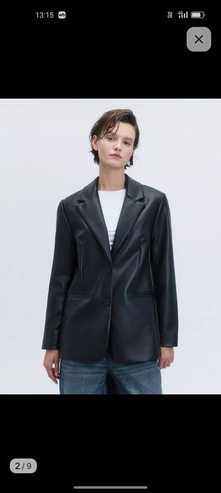 Продам кожаный пиджак