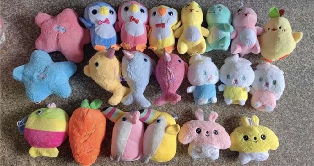 Плюшени играчки нови микс за кран вендинг
