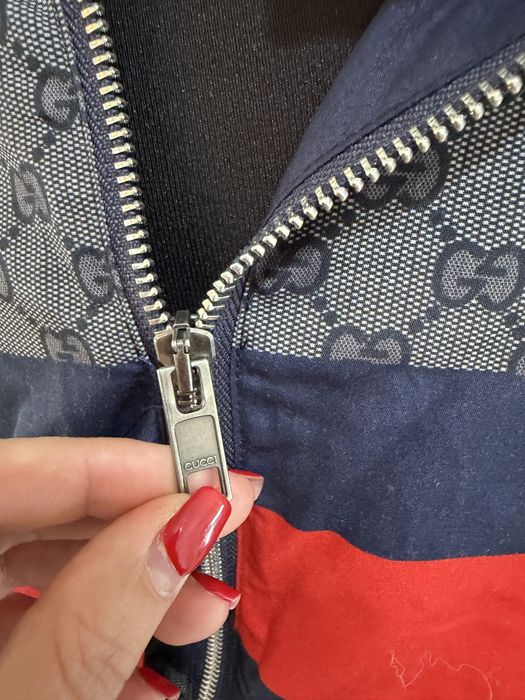 Geacă Gucci Monogram GG cu fermoar – model unisex