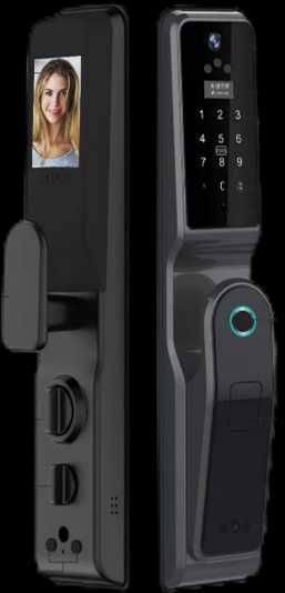 Умный смарт замок на входную дверь с приложением tuya/wi fi