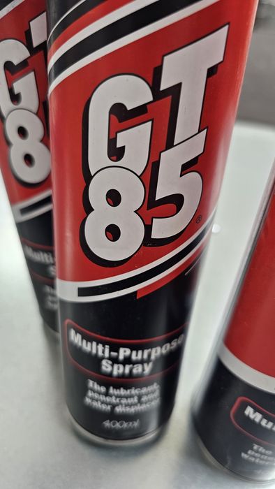 3 броя  GT85 Multi-Purpose Spray – популярен многофункционален смазващ и почистващ спрей WD 40