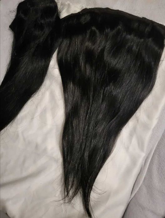 Естествена коса с клипс